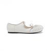 SWAYING 25 Fall/Winter Collection: Pleated Lace-Up Mary Jane Shoes SW-SW25AW4P07C1S37-BAI White